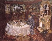 Edouard Vuillard Painter mother sitting at the table money oil